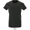 SOL's Collection Tričko Regent Fit, Slim Fit, krátký rukáv, pánské COT250553r6404-charcoal me XL Melír charcoal