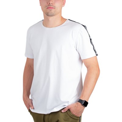 Pánske tričko inSPORTline Overstrap biela - XL