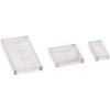 Ploché kocky 3 ks - priehladné