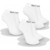 GymBeam Ponožky Ankle Socks 3Pack White LEN L (VÝPREDAJ)