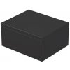 Kúpeľňová skrinka pod umývadlo na desku Naturel Ratio 60x29,6x50 cm v antracitovej farbe lesk ND601Z26PU.A0076