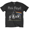 Pink Floyd Tričko Dark Side of the Moon Band & Pulse Unisex Charcoal Grey XL