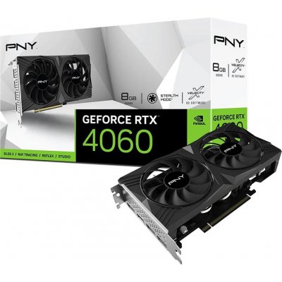 PNY GeForce RTX 4060 VERTO Dual Fan 8GB GDDR6 VCG40608DFXPB1