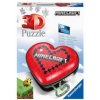 Ravensburger 3D Puzzle 11285 - Herzschatulle Minecraft - 54 Teile - Aufbewahrungsbox für Erwachsene und Kinder ab 8 Jahren (Hra)
