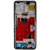 LCD + dotyk + predný kryt pre Honor X8a/90 Lite, black
