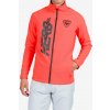 Mikina Rossignol New Hero Classique Clim - neon red