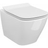 Cersanit | Cersanit S701-405-ECO - Závesné WC s WC sedátkom CITY keramika/biela | CS0177