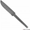 Dictum 719732 - Stick Tang Blade Blank, Rose Damascus, Medium - Čepeľ