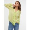 Svetlo zelená dámska blúzka s volánmi ORSAY 36