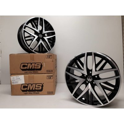 CMS B1 8x19 5x112 ET52 diamond black glossy