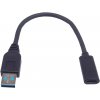 PremiumCord kur31-17 USB 3.0 A/samec - USB-C/samica, USB 3.2 GEN2, 3A, 20cm