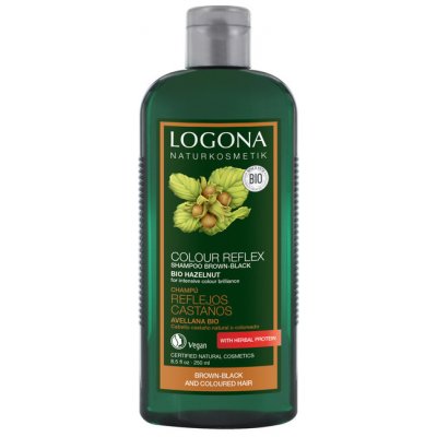 Šampón Orech na hnedé až čierne farbené vlasy LOGONA Objem: 250 ml