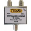 Anténny zlučovač / rozbočovač univerzálny 40-860 MHz F-F Teroz