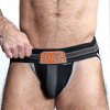Oxballs OXJOK BULGER Pumper Slider Jock Black Iron XL