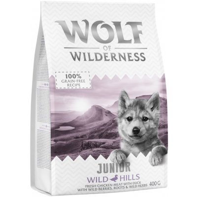 Wolf of Wilderness Skúšobné balenie Blue River s lososom 400 g