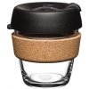 KeepCup sklenený termohrnček Brew Black XS 177 ml