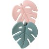 Saro baby silikon kousátka Jungle Mint/Blossom