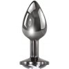 Playboy Pleasure Tux Aluminium Plug Small - elegantný kovový análni kolík