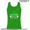 Tielko RANGER® - CANNABIS SAVED MY LIFE - a S Zelená
