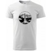Cestovanie kruh - rieka - Klasické pánske tričko - M ( Biela )
