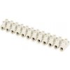Skrutková svorkovnica 12× 6–10 mm2, 450 V, biela A4103
