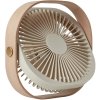 Printworks Stolový ventilátor FANTASTIC 20 cm, béžová, drevo