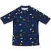 Detské UV tričko s krátkym rukávom Wouki Ruwa modrá 110