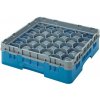 Cambro Kôš Camrack 30 pozícií, výška pohára 21,6 cm - Tyrkysová| TOM, R-30S800-414