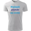 Biele tričko najlepší plynár na svete - darček pre plynárov M
