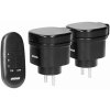 Sada vonkajších bezdrôtových zás. s diaľk. ovl. OR-GB-441, 2P+E Schuko., IP44, 2+1 MINI