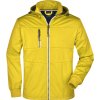 James & Nicholson Bunda JN 1078 Maritim, 3-vrstvá, softshellová, pánská COT021078l3603-sun yellow/ L Žlutá/navy/bílá
