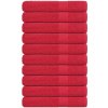 Uteráky, 10 ks , červené, 100x200 cm, 100 % bavlna Lumarko!