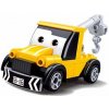 Sluban B1072A Natahovací autíčko s očima Žlutý odtahový vůz