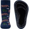 Detské protišmykové ponožky Ewers Stoppersocken SoftStep Bären - navy 21-22