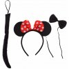 Set karneval Miška čierna