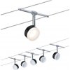 Paulmann | Paulmann 94457 - SADA 5xLED/4W bodových svietidiel do lanového systému CLEAR 230V | W4781