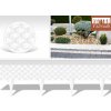 Gardenplast Rattan palisade záhradný obrubník (cena za bal.) 240 cm biela