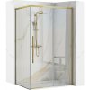 REA - Sprchovací kút SOLAR - zlatý Brush 120x90 REA-K9511