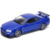 Welly Nissan Skyline GT-R - modré 1:24