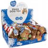 DUVO+ Vianočná plyšová hračka pre psov perníková figúrka v mix farieb 19 x 15 x 6 cm