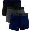 Pánske boxerky Under Armour Perf Tech Nov 3in 3Pack Blue 4XL