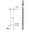 Stopkové brúsky Proxxon. Korund - valec 2,5 mm - 5ks (PROX28774)