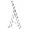 Alumet Alumet, univerzální 3-dílný žebřík, 3x9 příček, 44 x 9 x 253 cm, max. 150 kg, záruka 5 let