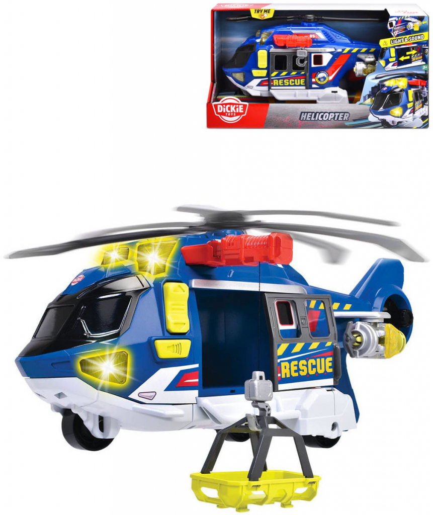 Dickie Záchranárska helikoptéra 39 cm svetlo zvuk