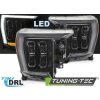 Tuning-tec LED SVETLOMETY ČIERNA DRL pasujú na FORD F150 MK14 20-23