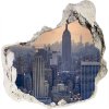 Nálepka 3D diera na stenu Manhattan new york city 75x75 cm