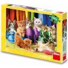 Dino FAREBNÉ MAČIATKA 300 XL Puzzle