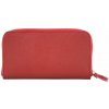 MADE IN ITALY Kožená peňaženka 820B červená Červená