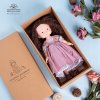 Ručne vyrobená figúrka bábiky Astoria 25 cm Waldorf Doll, tkanina, 4 roky +
