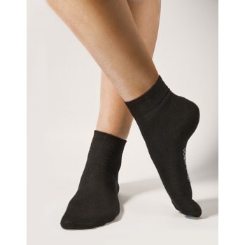 Gina dámske ponožky střední bezešvé jednobarevné Bambusové 82004P černá od  3,5 € - Heureka.sk